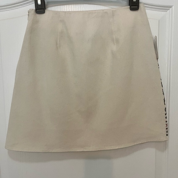 🛍️ Blu Pepper Aztec Mini Skirt in Oatmeal, Size S, NWT - Picture 3 of 12